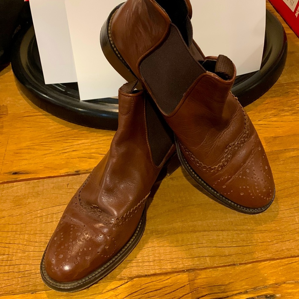 Joan amd David leather bootie